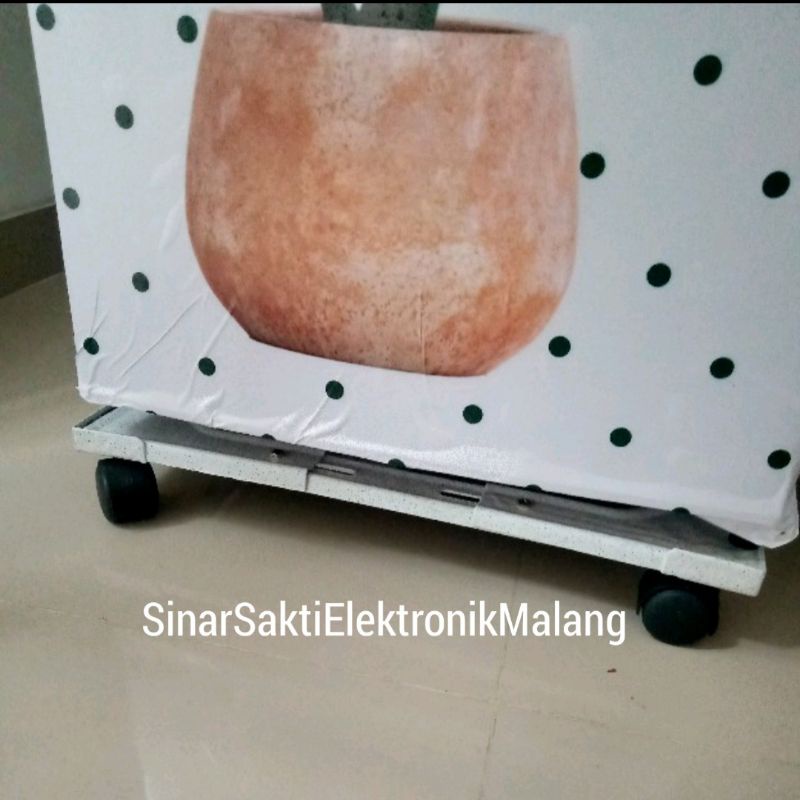 Roda Kulkas 1 pintu 2 pintu / Tatakan Kaki Alas Kulkas Besi Universal