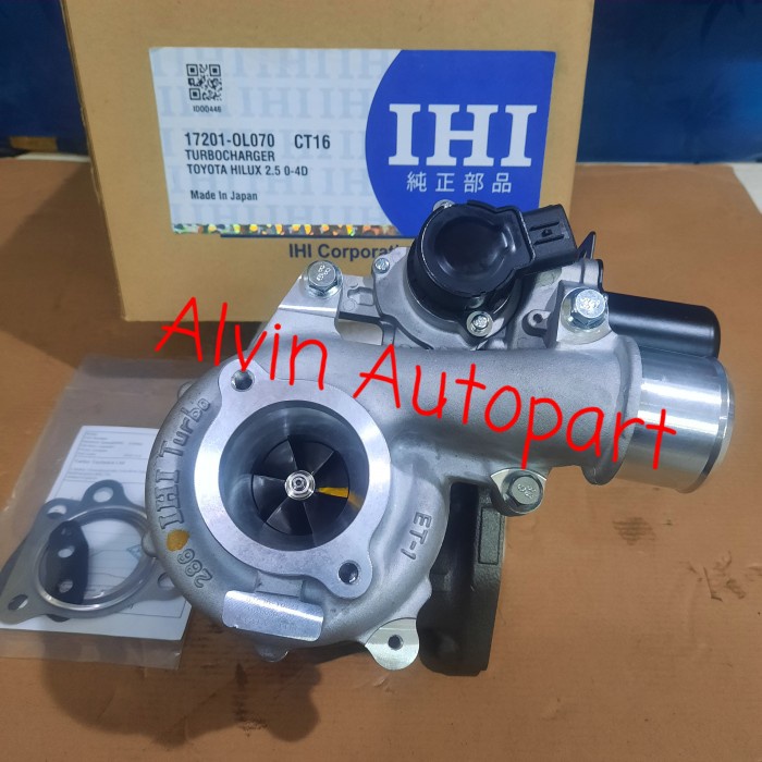 Turbo Charger Toyota Fortuner Hilux 2.5 Diesel 2Kd Original Ihi Turbo (Kode Zk 008))