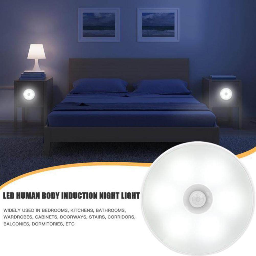 Lampu Tidur Darurat Portabel Lampu Penginderaan Gerak LED Induction Night Light