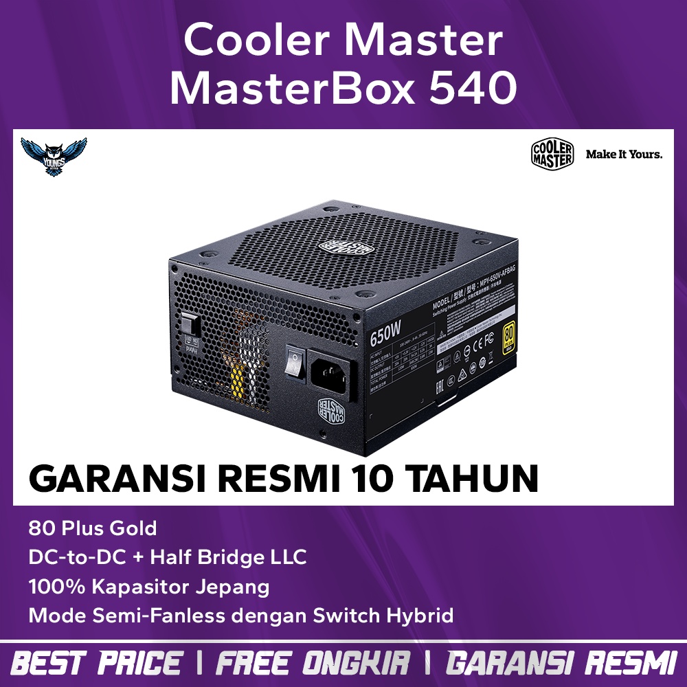 PSU Cooler Master V650 V2 80+ Gold | Power Supply 650W