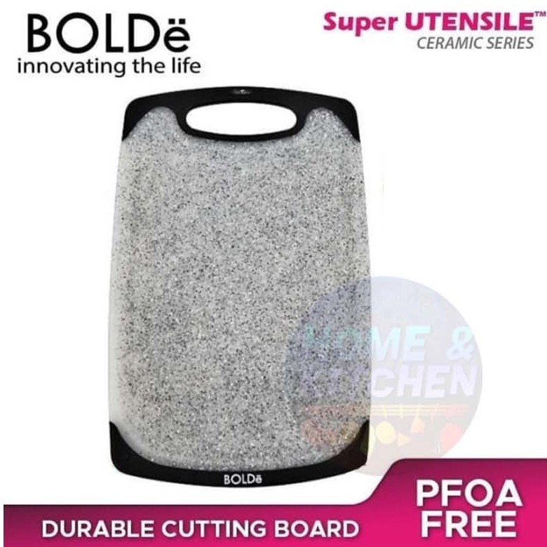 Bolde Talenan Plastik Motif Marmer SATUAN Alas Potong Cutting Board