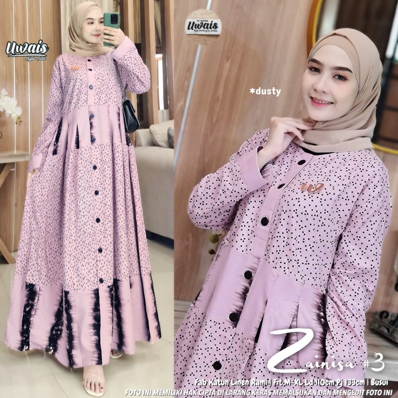 ZAINISA #3 MAXY ORI UWAIS/ UWAIS HIJAB CLOTHING