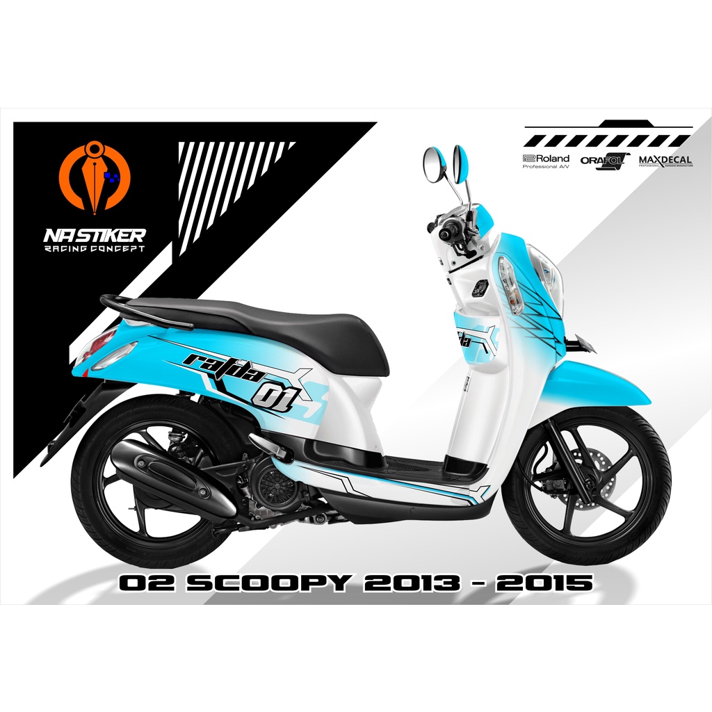 DECAL SCOOPY FI - SCOOPY 2013-2015 FULLBODY PETRONAS SCOOPY-2