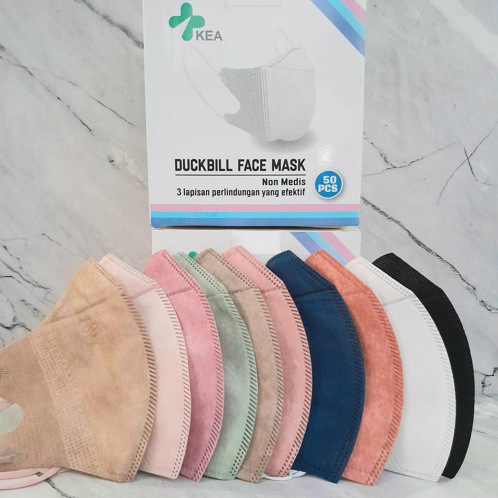 Masker Duckbill KEA 3ply EMBOSS MIX warna