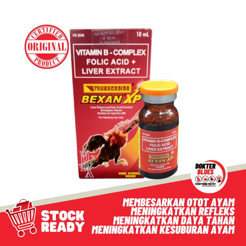 BEXAN XP (10ml) Doping Ayam Vitamin Ayam Menambah Stamina Original