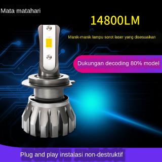  Lampu  Led H7  H1 H4 9005 Super Terang  Untuk Headlight Mobil  