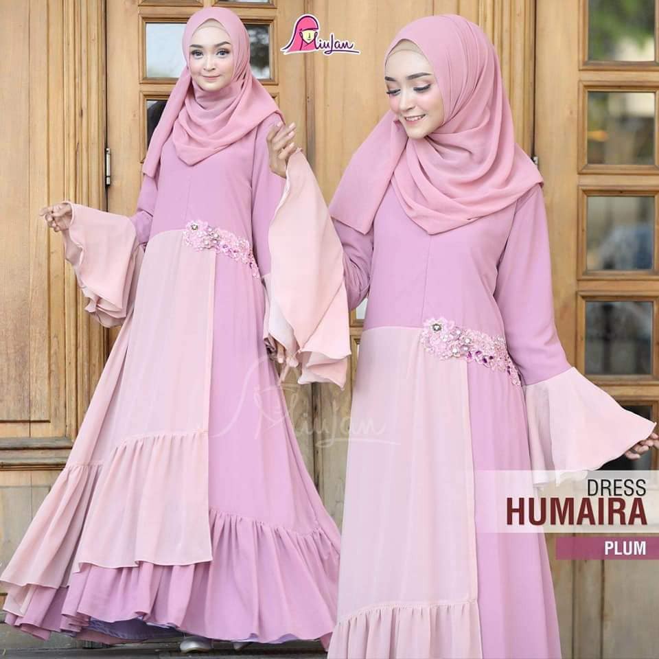 Pusat Busana Muslim Miulan Dress Humaira Miulan Gaun Super Cantik Fashion Muslimah Pusat GamisTerbar