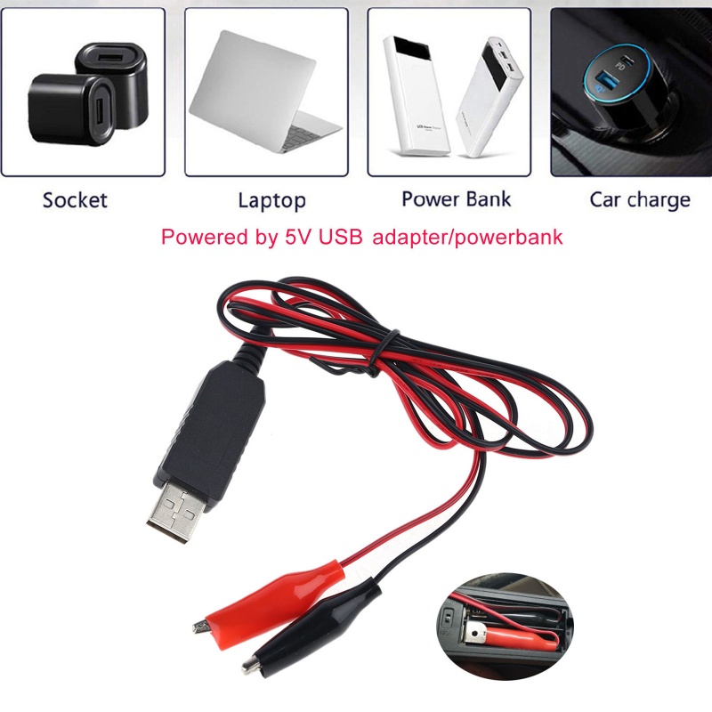 Vivi Kabel Power Supply USB Ke 6V 5V Panjang 2m