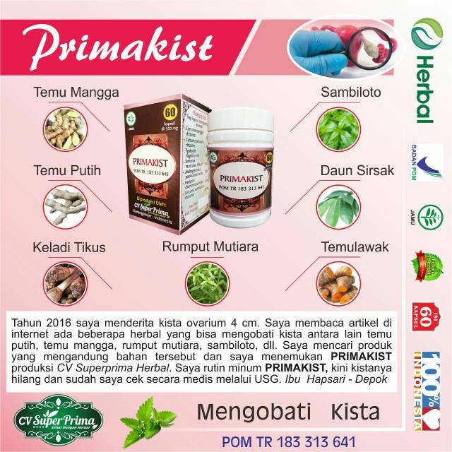 HERBAL UNTUK KISTA MENGOBATI KISTA DAN MEMULIHKAN KESEHATAN BAGI PENDERITA KISTA