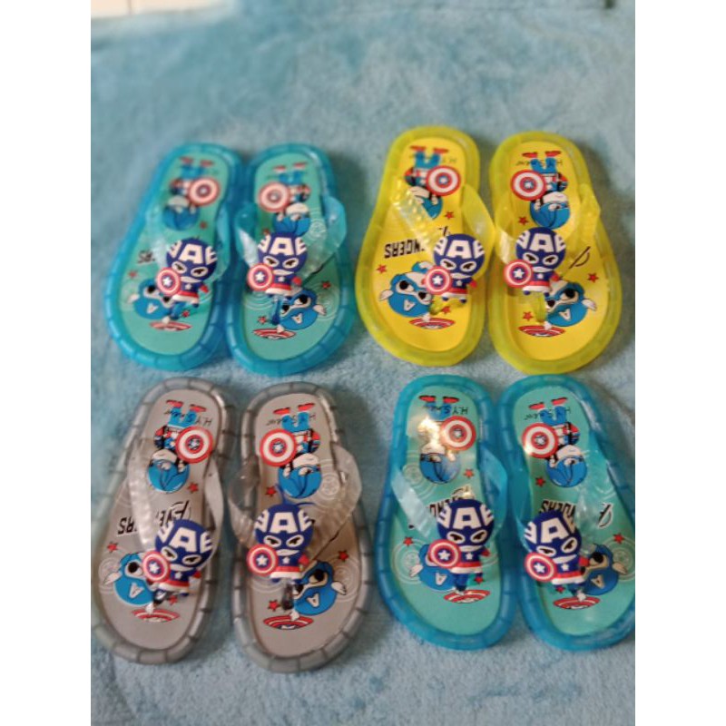 Sandal karet lampu anak laki-laki