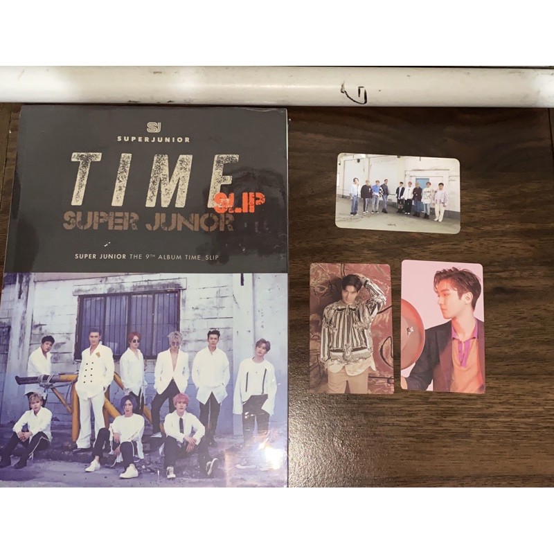Album Super Junior Time Slip Group PC Siwon Replay Photocard Poster Unsealed Only Tube