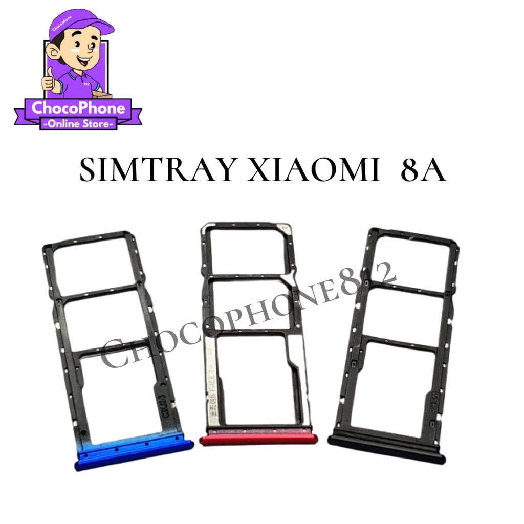 Sim Tray Redmi 8 / 8A Slot Simcard Simlock Tempat Sim Card Simtray
