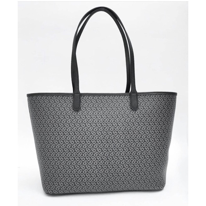 izzy tote bag black Pl 1x pakai buttonscarves