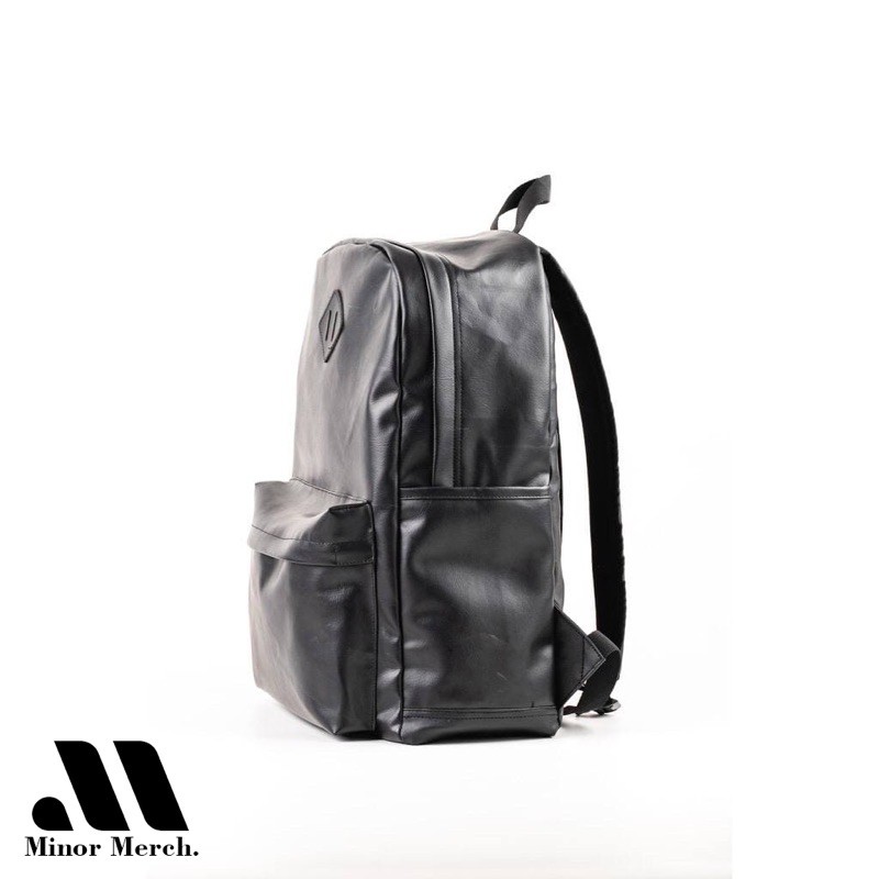 Tas Ransel Kulit Backpack Up to 15 inch Tas Pria Tas Wanita Daypack waterproof anti air Minor merch