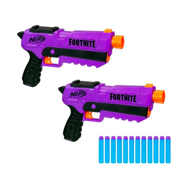 Nerf Fortnite Dp E Dual Pistol Shopee Indonesia