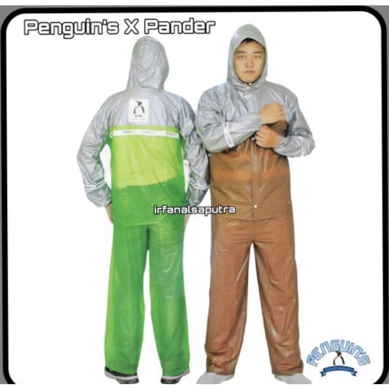 jas hujan jaket celana penguin X pander/mantel penguin