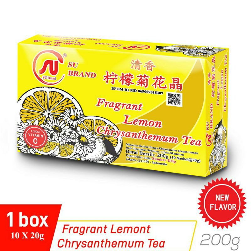 

Fragrant Lemon Chrysanthemum Tea 200gr [Minuman Seruni Lemon Tea]