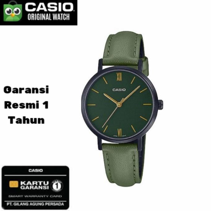 Casio Analog / Jam Tangan Wanita Analog Casio LTP-VT02BL-3A Original