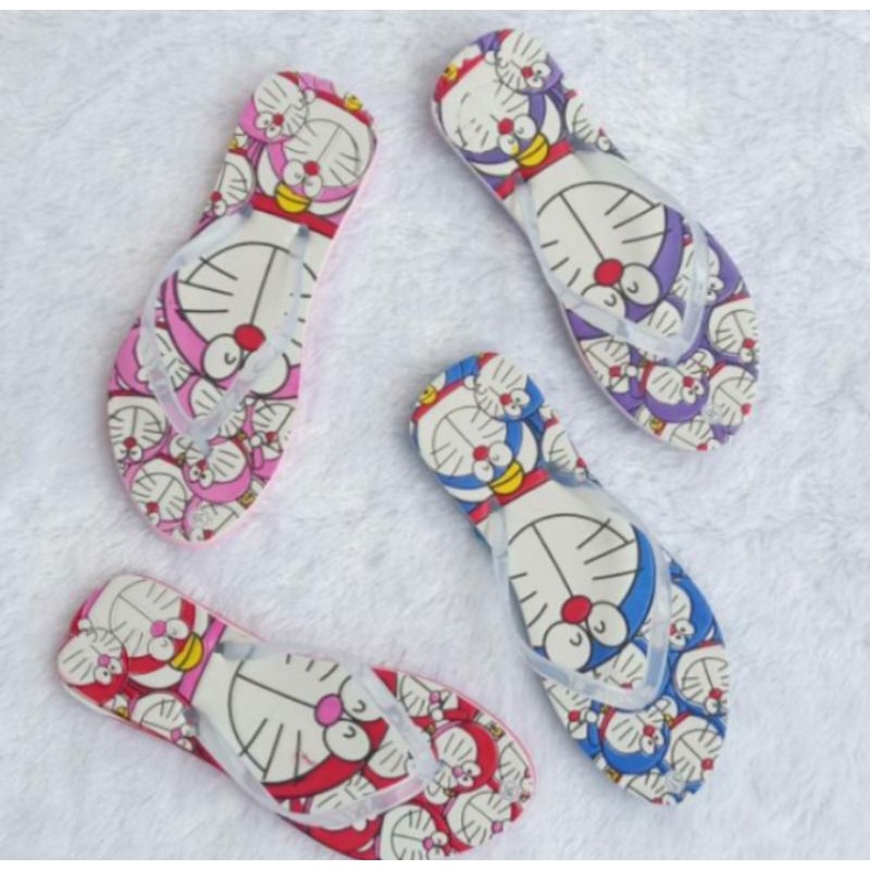 SANDAL JAPIT MOTIF DORAEMON