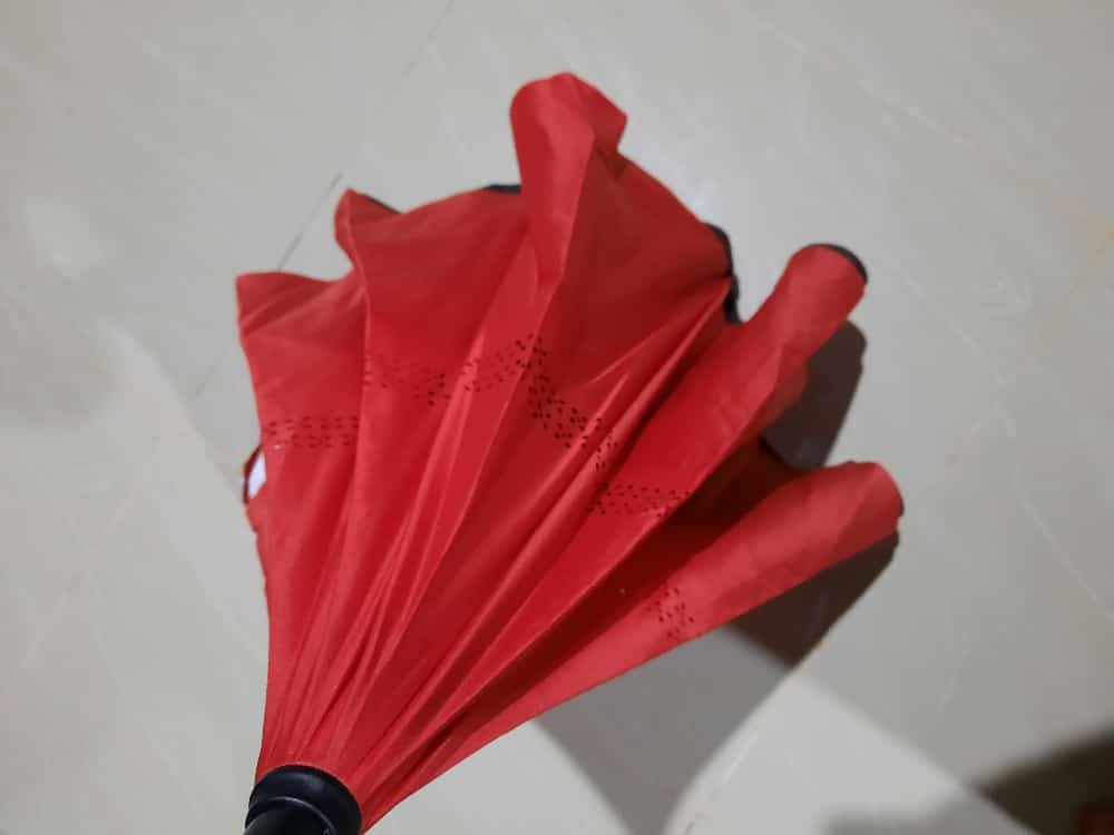 Umbrella - Payung Terbalik Reverse Umbrella Gagang  Kazbrella - Berbagai Macam Warna