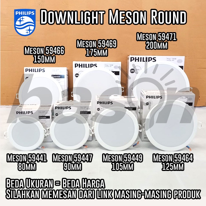 PHILIPS 59469 Meson 21W 7&quot; D175 - LED Downlight Gen 3