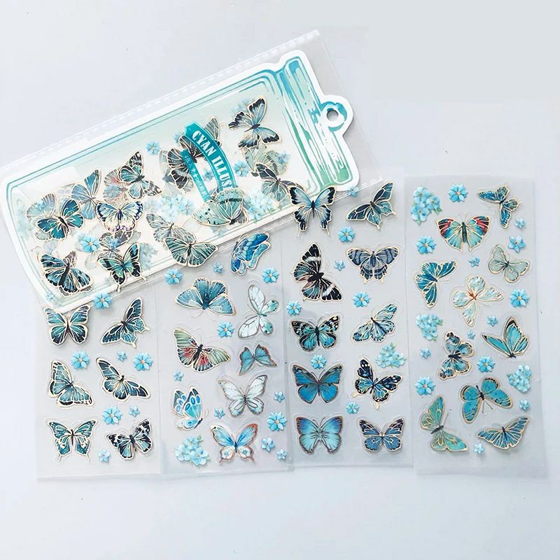 

[2 LEMBAR] + FREE GIFT STICKER KUPU KUPU DEKORASI STICKER DECORATIVE SCRAPBOOK JOURNAL STICKER JOURNALING BUJO KIT BUTTERFLY STICKER