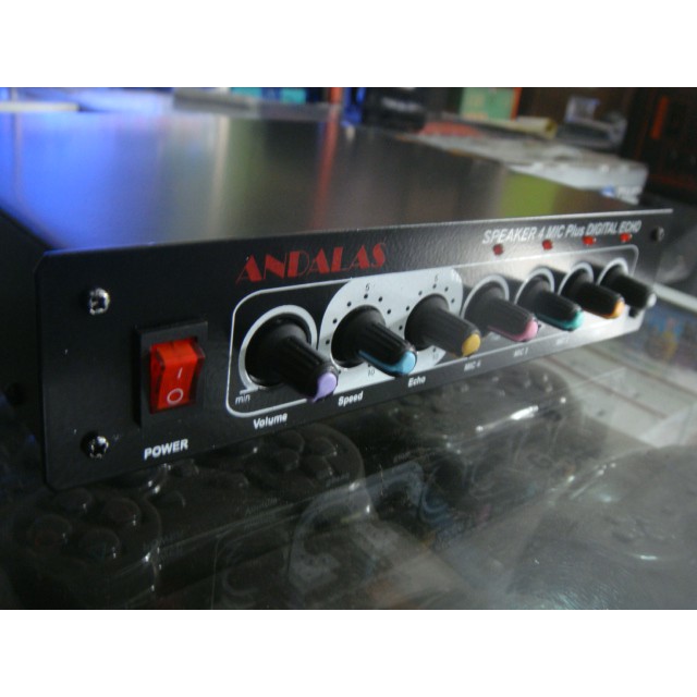 MIXER 4 MIC DIGITAL ECHO (COCOK UNTUK KARAOKE)