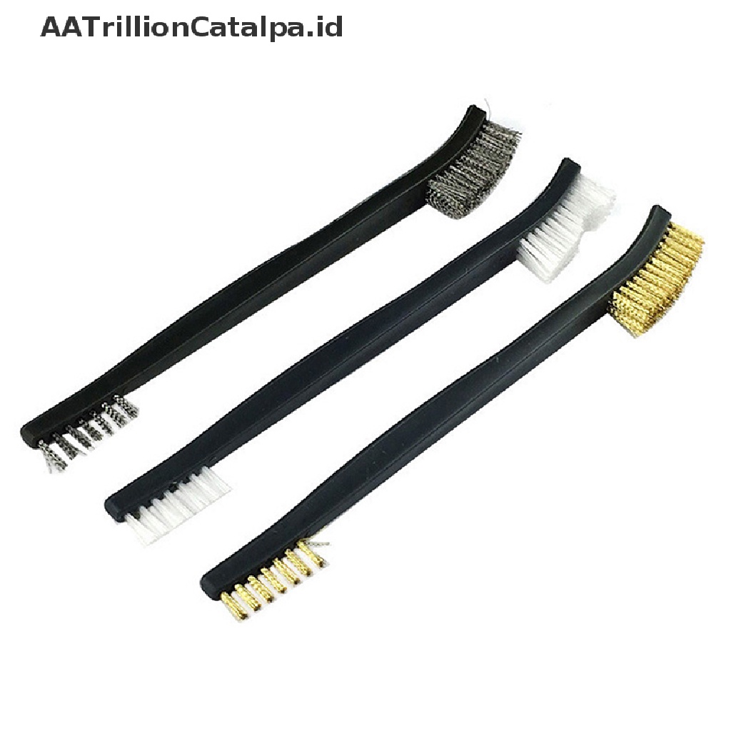 Aatrillioncatalpa 3 / 7 Pcs Sikat Pembersih Pipa Sepeda Multifungsi