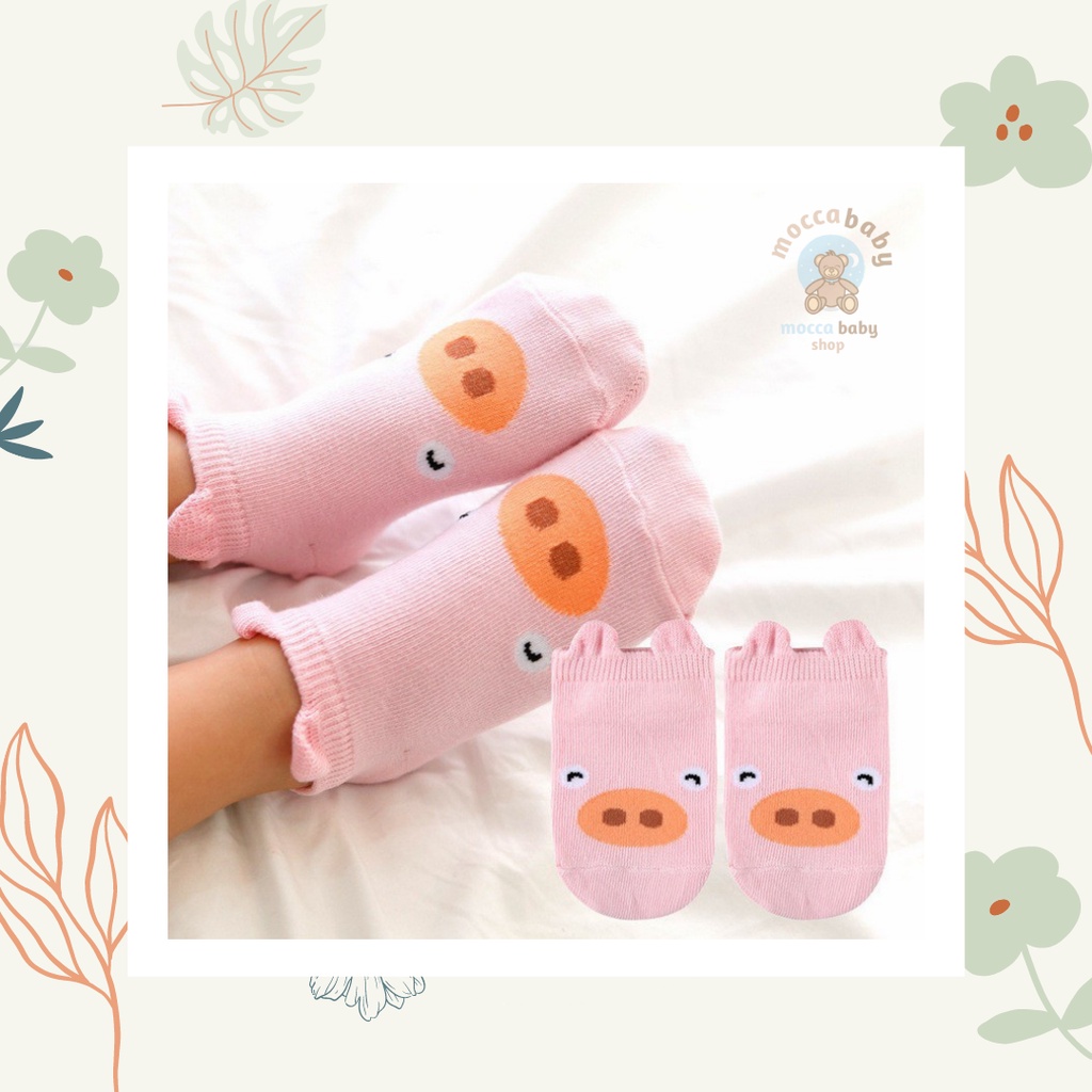 MBSS - Promo kaos kaki anak/kaos kaki bayi import motif binatang 3D / HELLO ANIME