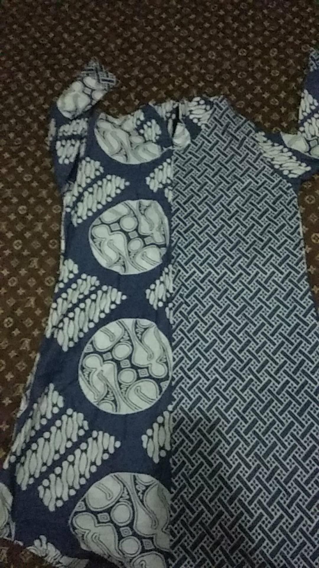 Tunik Biru, Pakaian Batik Wanita, Baju Batik, Seragam Kantor, Seragam Batik #terbaru #top