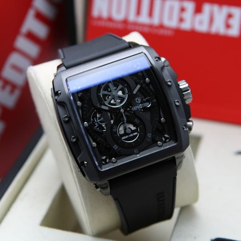 Jam Tangan Expedition E6811 M Full Black Original
