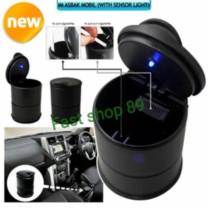 ASBAK MOBIL LED / HOLDER TEMPAT COIN MOBIL - AS07