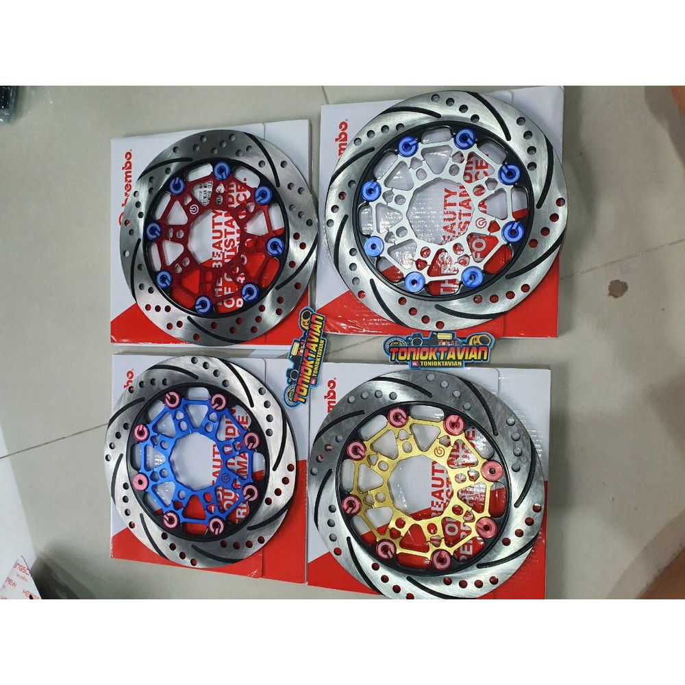 BARU piringan cakram brembo 220 mm motor mio soul sporty vario 110 125