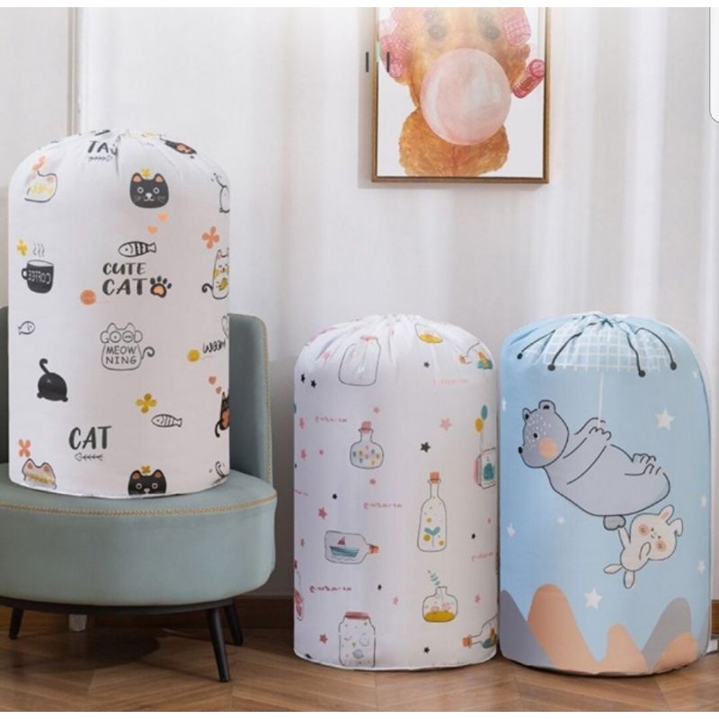 [UNIK88] Storage Bag Cloth Bag/Tempat Bed Cover Pakaian