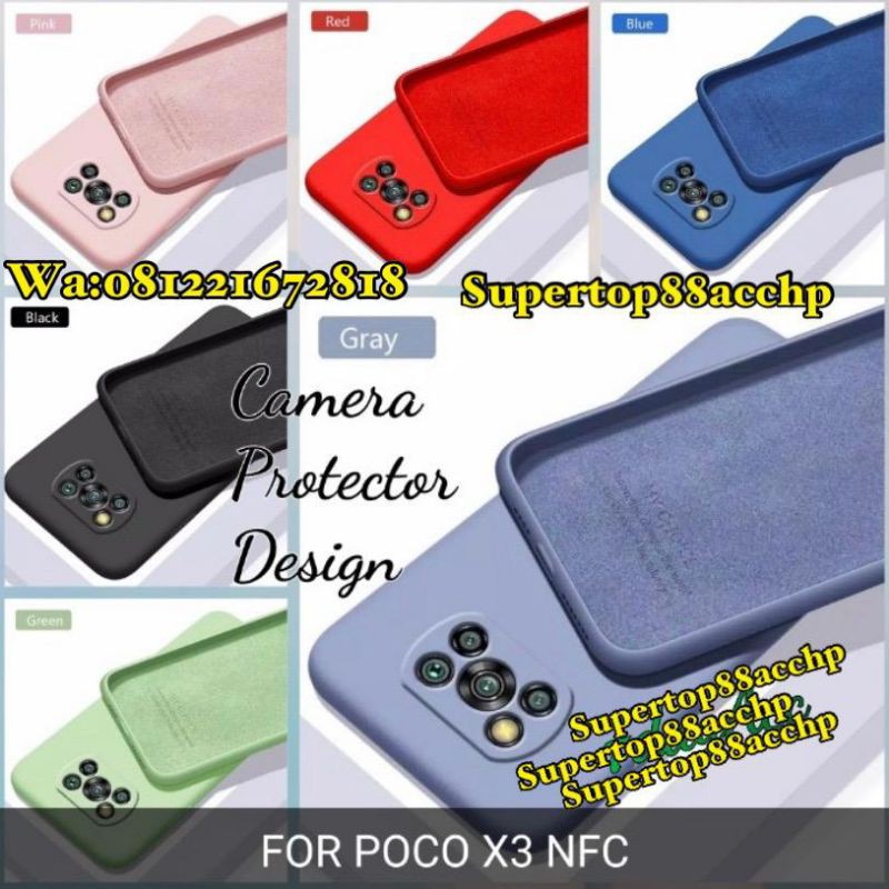 Xiaomi Poco X3 NFC Softcase Candy Silicone Case Bahan Lentur Anti Noda