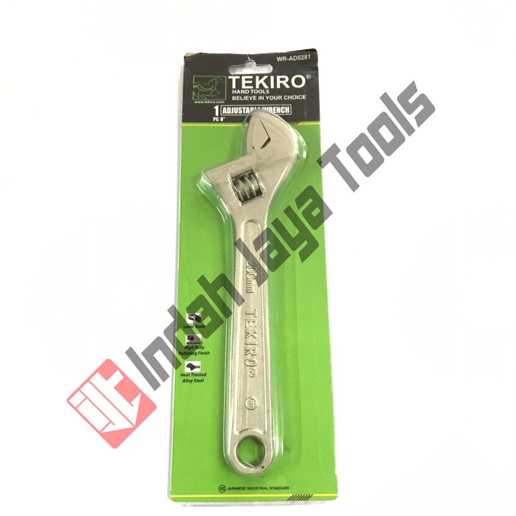 Kunci Inggris 8&quot; TEKIRO / Adjustable Wrench Kunci Bago