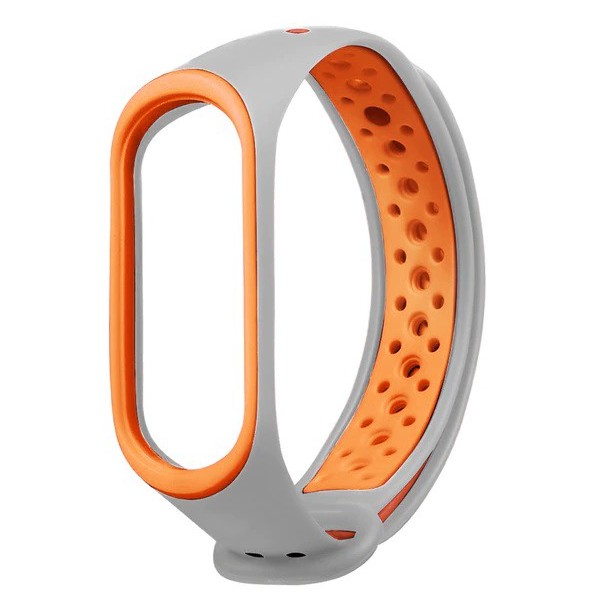 Sporty Strap Mi Band 4 / Mi Band 3 / M6 M5 M4 M3 Tali Jam Sport Xiaomi Mi Band OASE Sneakers-Abu Orange