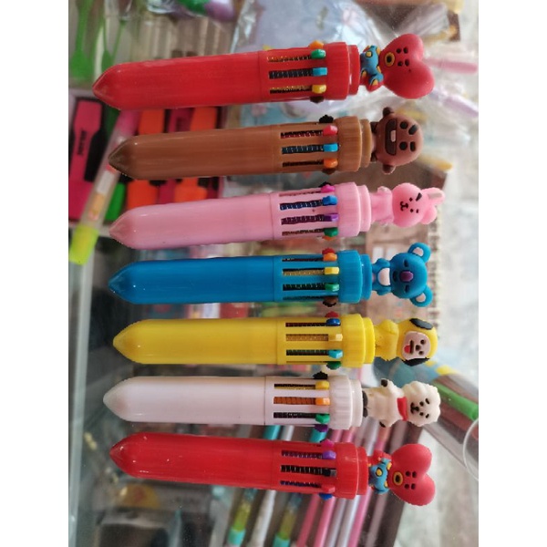 

Pulpen 10 warna BT21