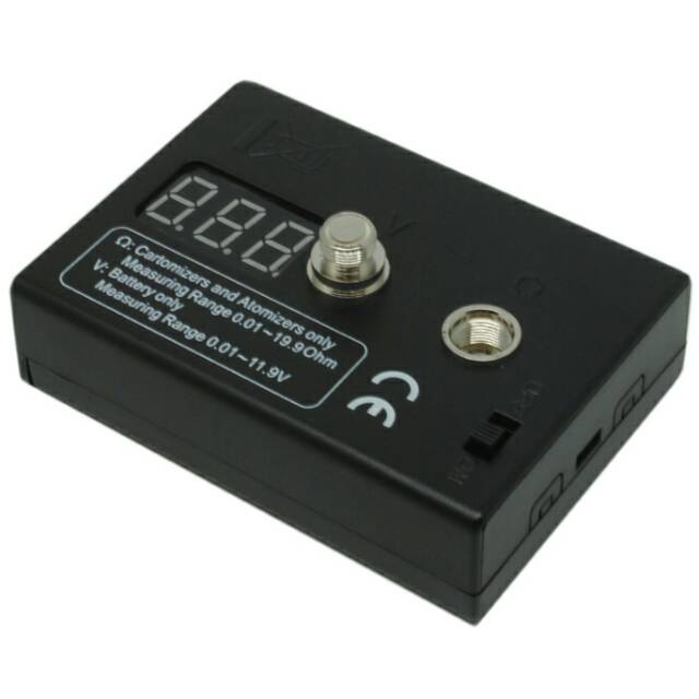 Ohm Meter Vapor Rokok Elektrik - Black