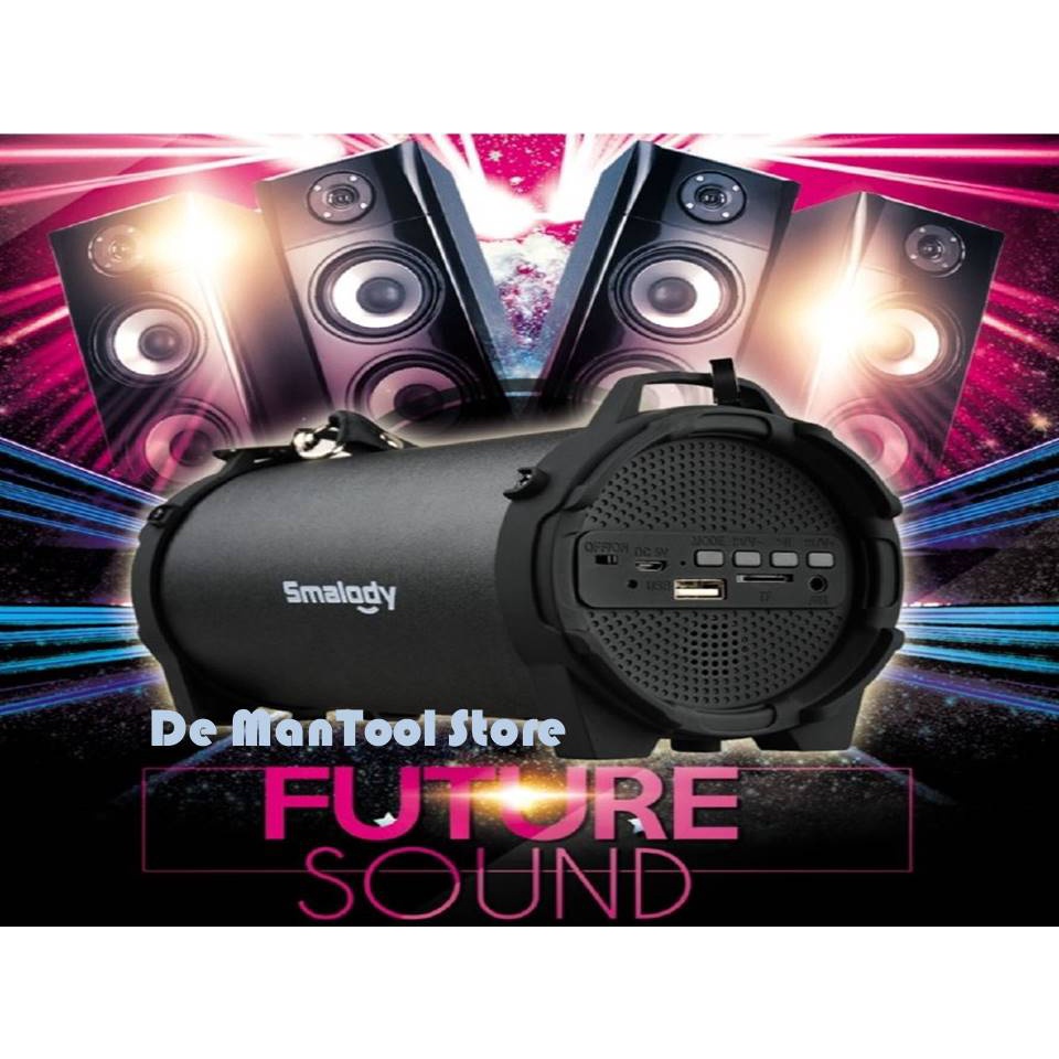 SPEAKER BLUETOOTH SUPER BASS TF CARD + STRAP