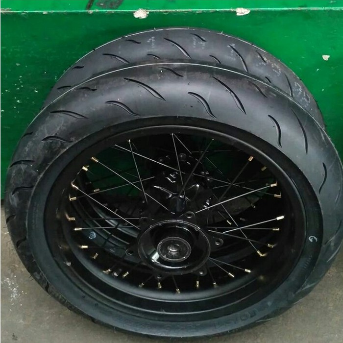 Ban Set CRF supermoto R46 Black expedition