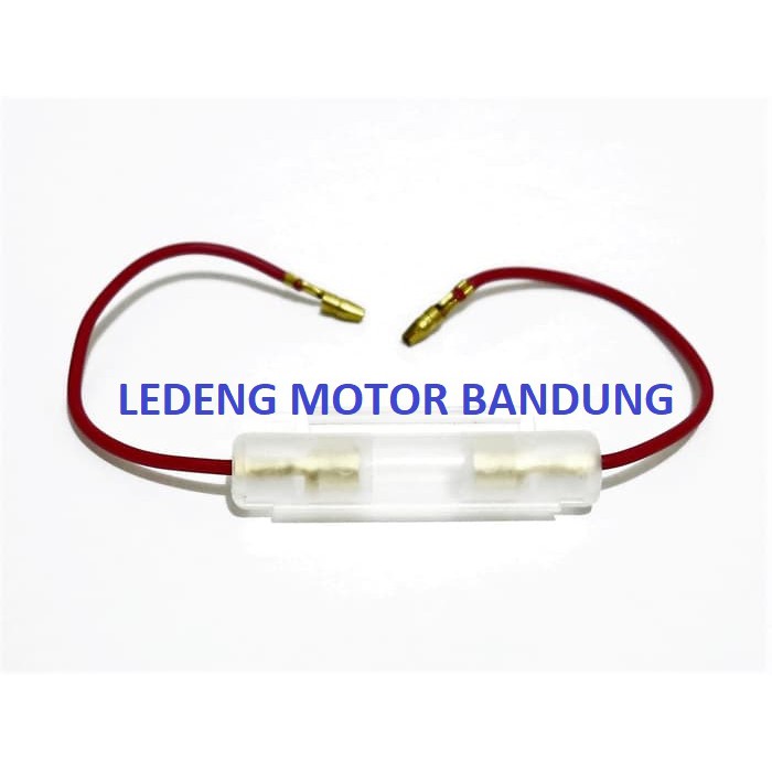 Rumah Sikring Tabung Motor Tempat Fuse Sekring Kapsul 12v