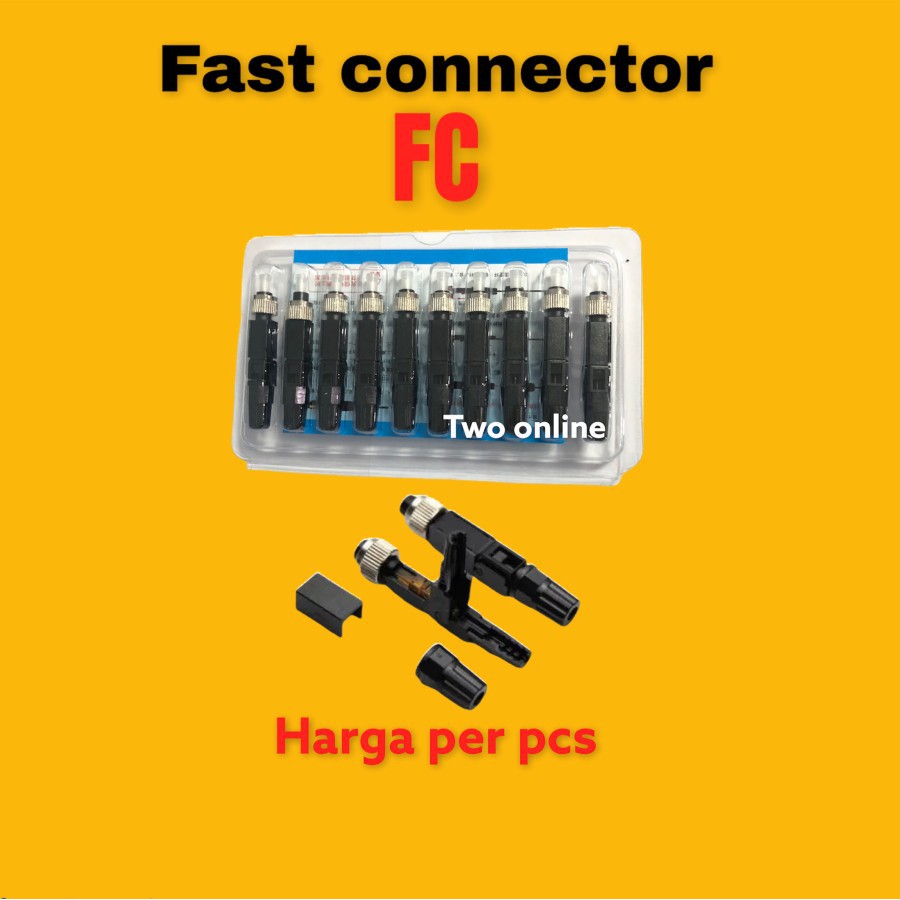 Fiber Fast Connector FC Fiber Optik Konektor