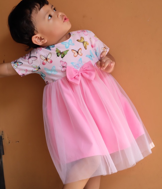 DRESS ANAK DRESS PESTA ANAK PEREMPUAN LUCU ELEGANT