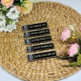 

Nama Dada, Name Tag, Bahan Kuningan pakai magnet
