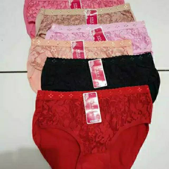 Celana dalam wanita berukat full / free size