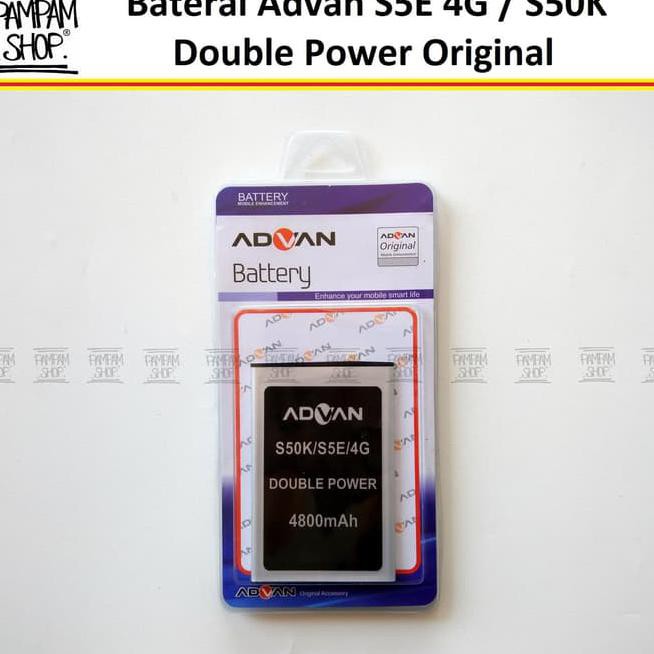 Baterai Advan S5E 4G Double Power Original OEM | Batrai, Batre Advance