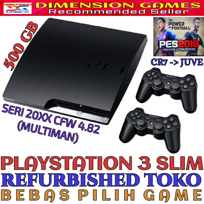 Premium PS3 PS 3 SONY PLAYSTATION 3 SLIM 500 GB CFW FREE