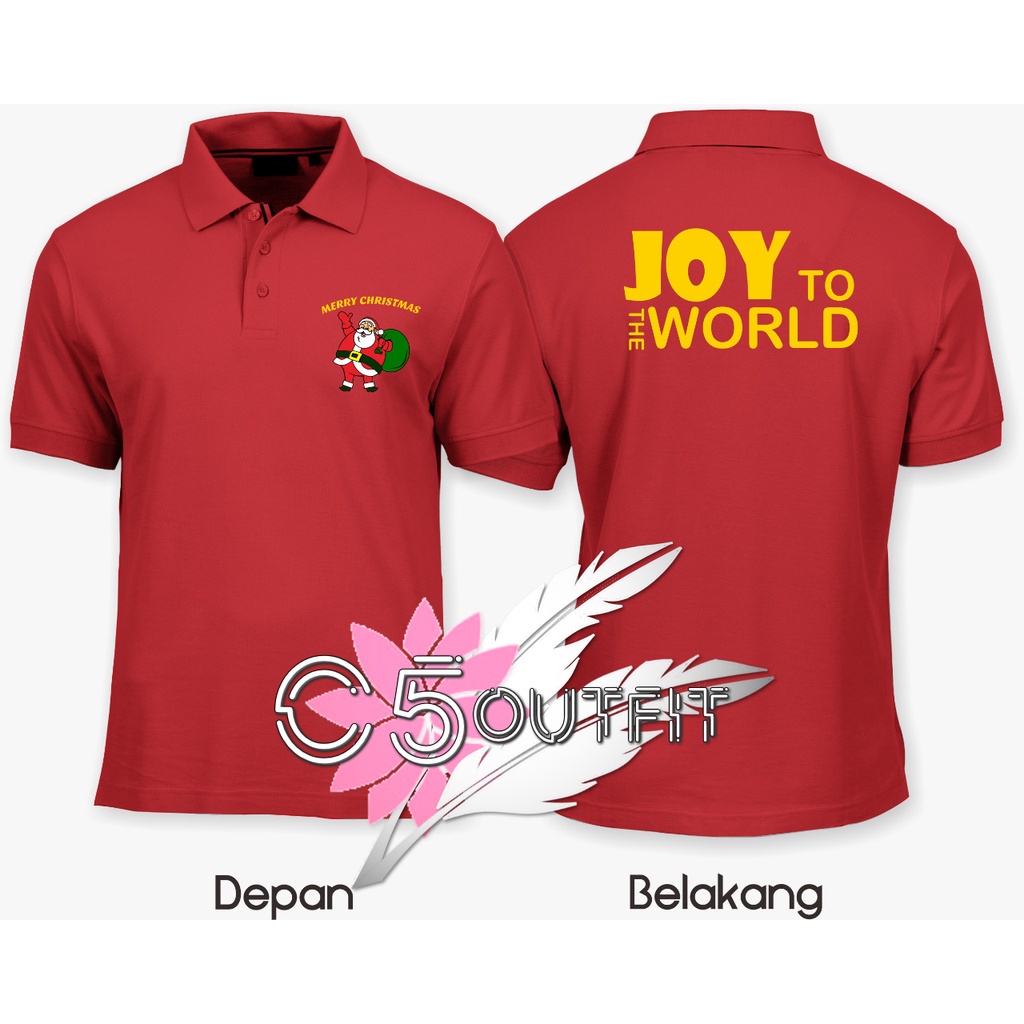 KAOS POLO NATAL JOY TO THE WORLD KATUN LACOSTE JOYFULL