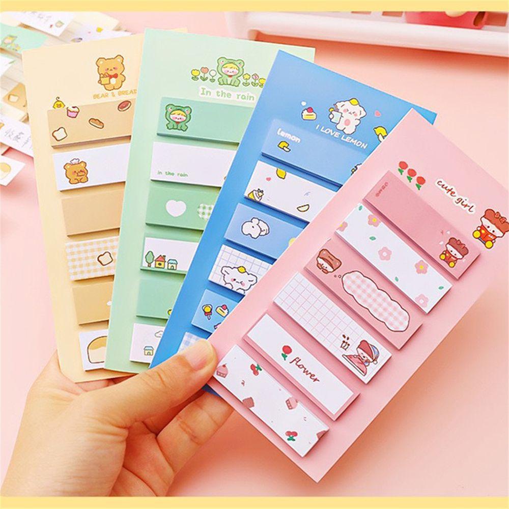 Nanas 120lembar/Set Kartun Sticky Notes Gift Cute To Do List Memo Pad